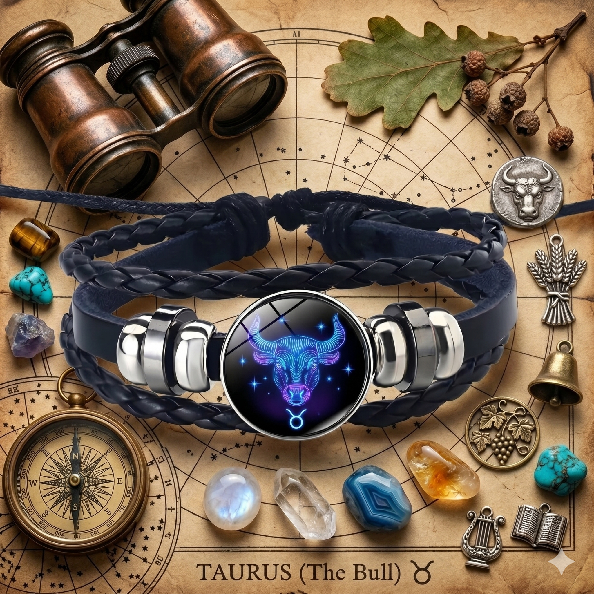 Le Bracelet Astral Taureau — Édition Alignement & Énergie